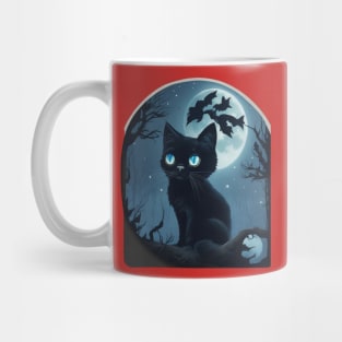 Cat Moon Mug